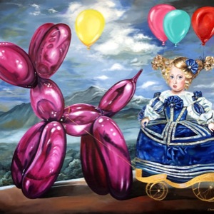 Painting by Maria Kononov from 2021 called "Infanta